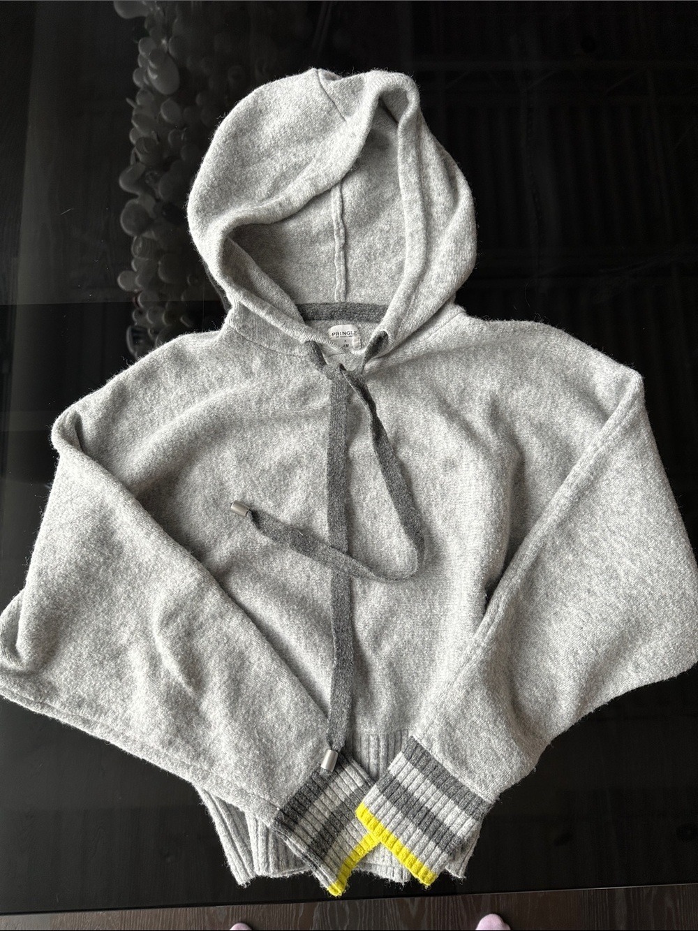 PRINGLE of Scotland X H&M Cozy Gray Hooded Sweater